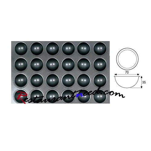Silicon Non-Stick 28 Cups Hemisphere Cake Mould