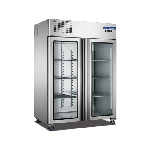 1020L Double Glass Doors Commercial Upright Chiller