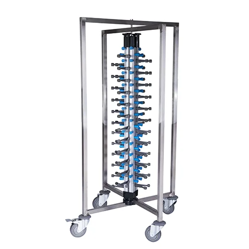 48 Plates Adjustable Mobile Plate Rack
