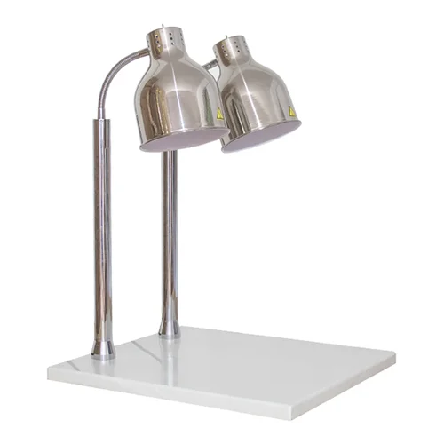 Gilt 2 Heating Lamps Carving Station(Silver/Golden)