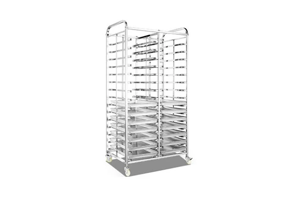 30 Trays SS Shelf Trolley YBK-HF121