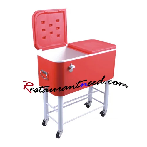 Rectangular Patio Cooler Cart