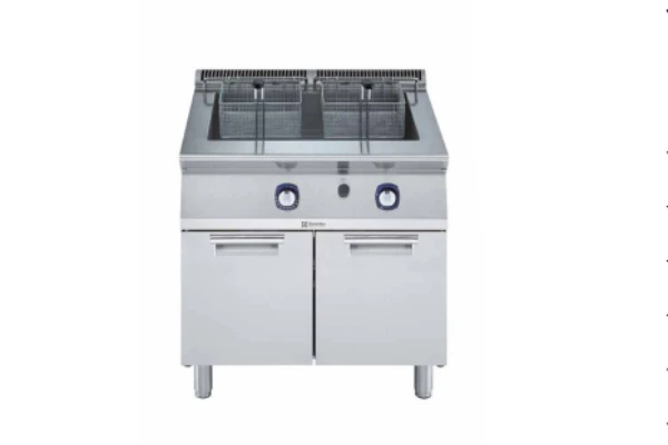 Electrolux Floor-standing Gas Fryer (800mm width) E7FRGH1LFT