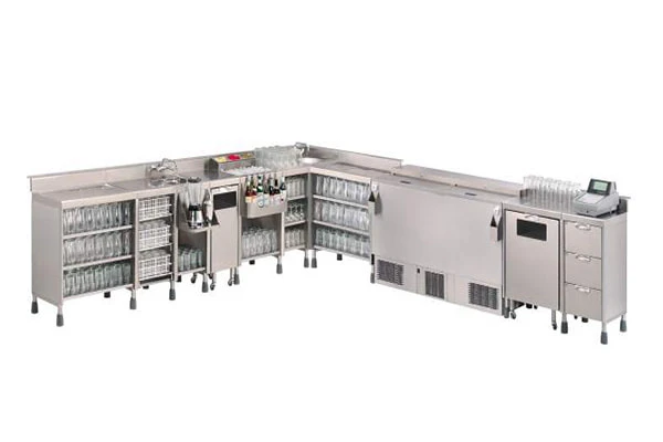 L-Shaped Cocktail Bar Station YBS624