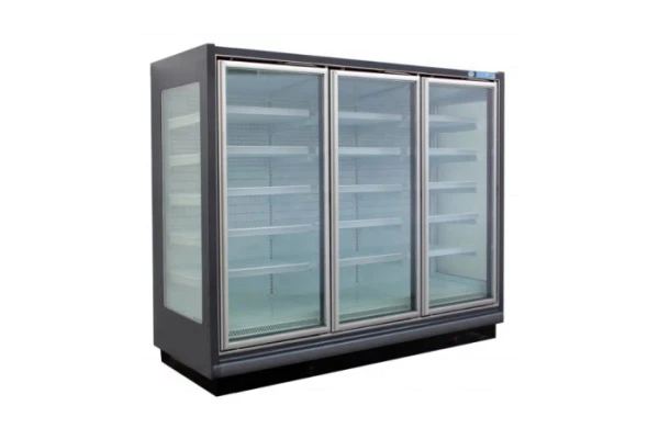 Commercial Upright Beverage Chiller with 3 door Glass Display YRG-GD004