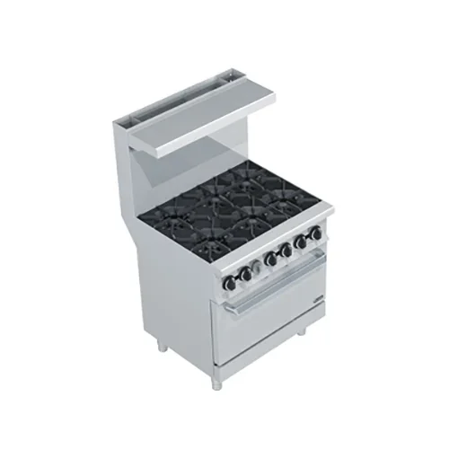Max series 36＂ Gas Charbroiler With Oven