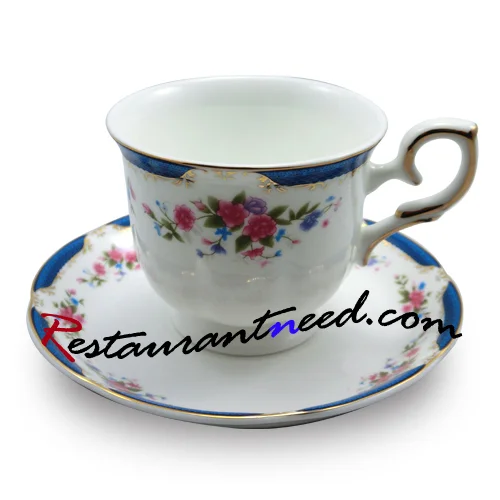 150ml YAMI Arum Coffee Cups & Saucers 5 Set