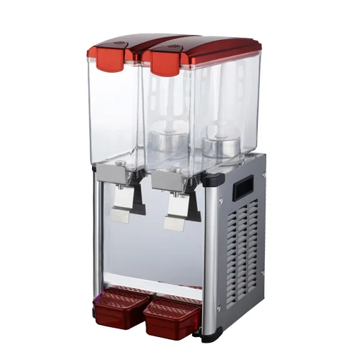18L Double Heads Combination Type Cold Drink Dispenser With Lights