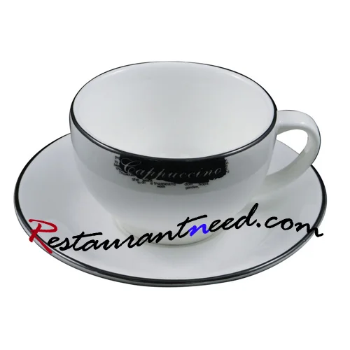 240ml YAMI Cappuccino Cups & Saucers 5 Set