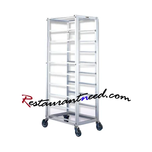 9 Tiers Fixed Anodized Aluminum Alloy Bun Pan Rack