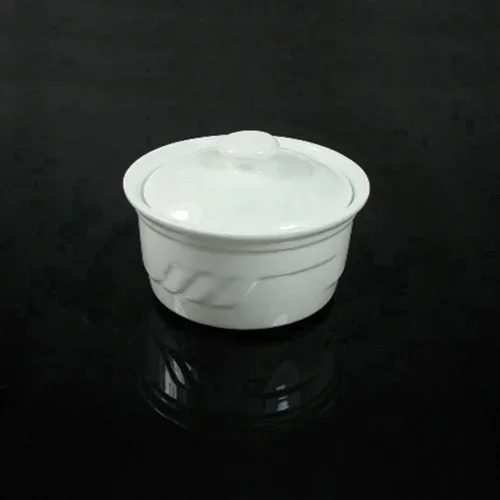 4" Ceramic Cylindrical Jar