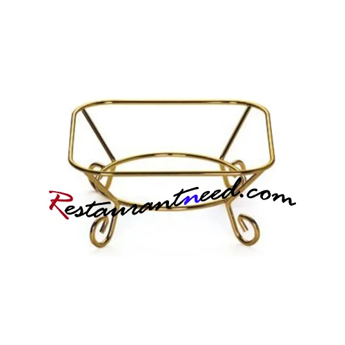 235mm Gilded Square Food Display Stand