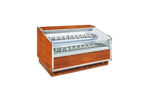 2000mm Supermarket Double Meat Showcase YSD-AS-137