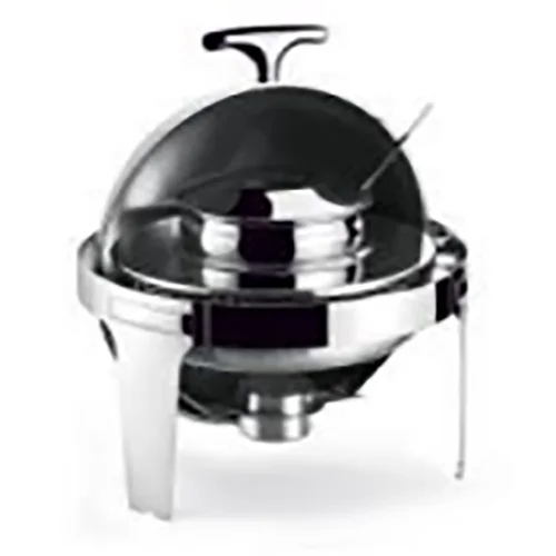 Stainless Steel Round Roll Top Soup Kettle With Show Window