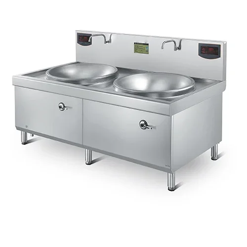 Double Chinese Induction Wok Stove
