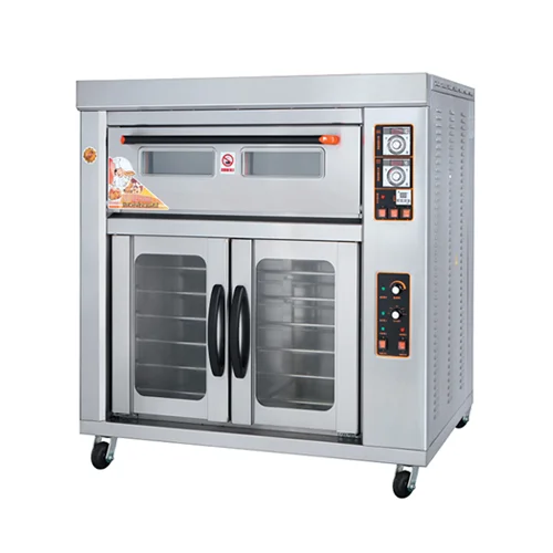 1-Layer 2-Tray Electric Deck Oven with 12-Layer Proofer