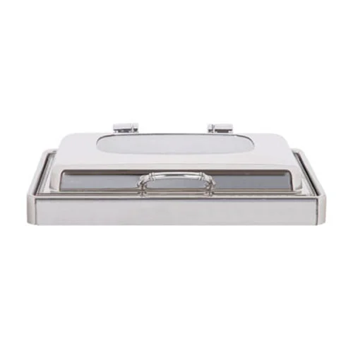 Electric Built-in Oblong Visible Chafing Dish With Double Perforated Food Pans