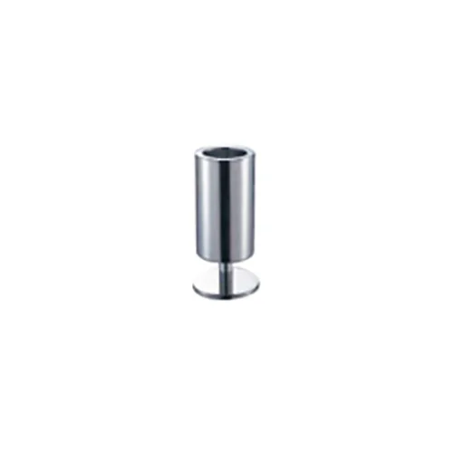 H90mm Stainless Steel Round Candle Holder With Thicker Base