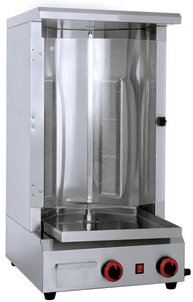 2-Burner Gas Shawarma Kebab Machine