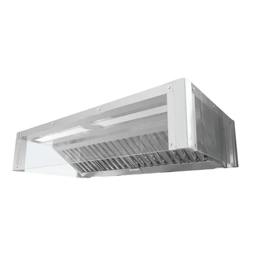 Wall Island Glass Hood