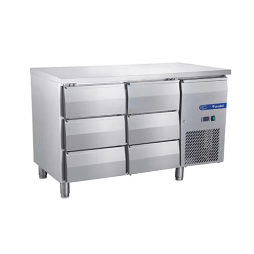 FEELART FED13570CS060 6-Drawer Stainless Steel Undercounter Chiller (260L)