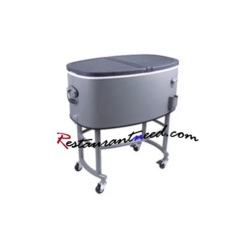 Oval Beverage Cooler Cart