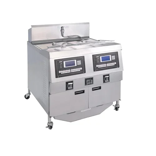 Electric 2-Tank 4-Basket Open Fryer
