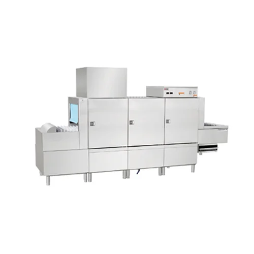 Flight Type Dishwasher With Single Tank