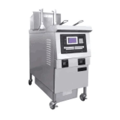 Gas Automatically Lift Open Fryer 1 Tank 2 Basket