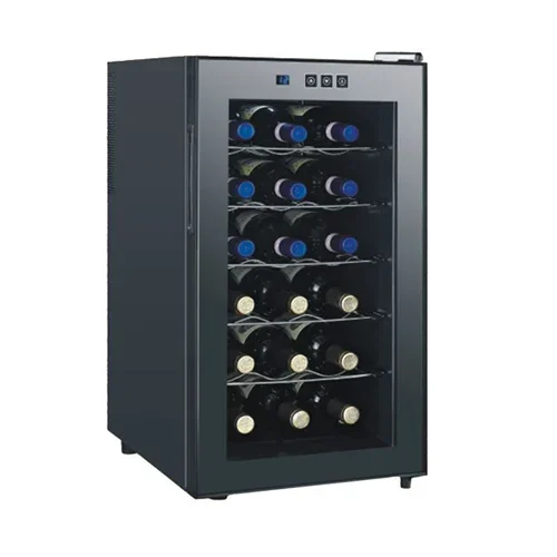 18 Bottles Semiconductor Wine Cooler With Touch Panel
