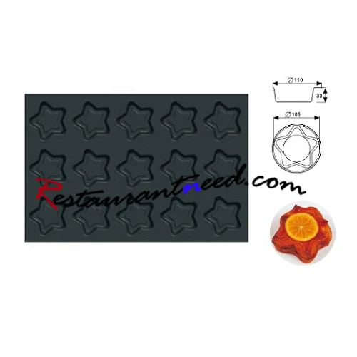 Non-Stick 15 Cups Pentagon Cake Mould
