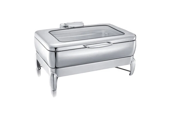 9L full size induction chafer (with galss lid) YSW-YH024