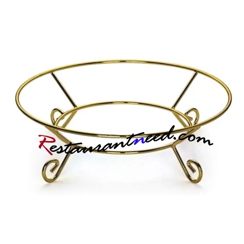 Φ340mm Gilded Round Food Display Stand