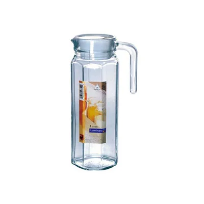 1100ml Octagonal Glass Pitcher