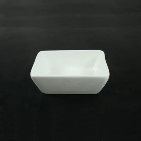 2.5" Ceramic Square Sauce Dish