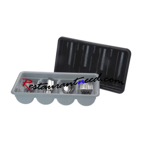 4 Compartments Polyethylene Cutlery Tray