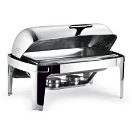 Stainless Steel Rectagular Roll Top Chafing Dish