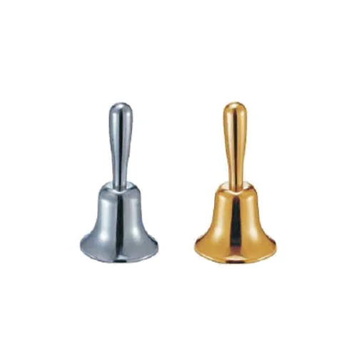 H110mm Gold-Plated Call Bell With Round Handle