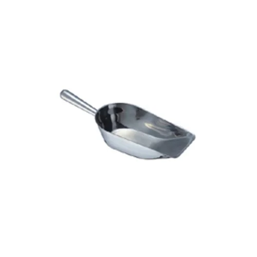 6 Ounce Square Stainless Steel Ice Scoop