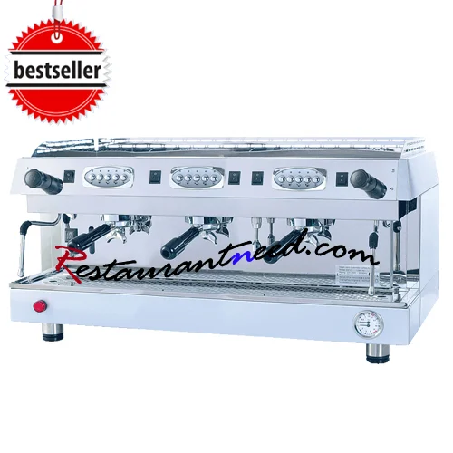 Triple Heads Semi-automatic Coffee Machine