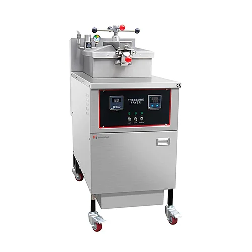 Gas Pressure Fryer With Mechanical Panel And Oil Filter System