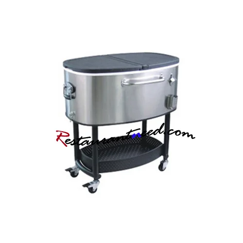 Oval Outdoor Cooler Cart