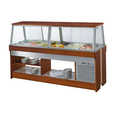 Island Type Sliding-Door Food Bar