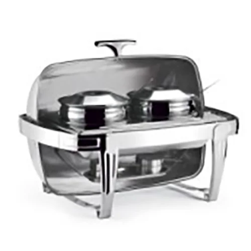 Stainless Steel Rectagular Roll Top Soup Kettle