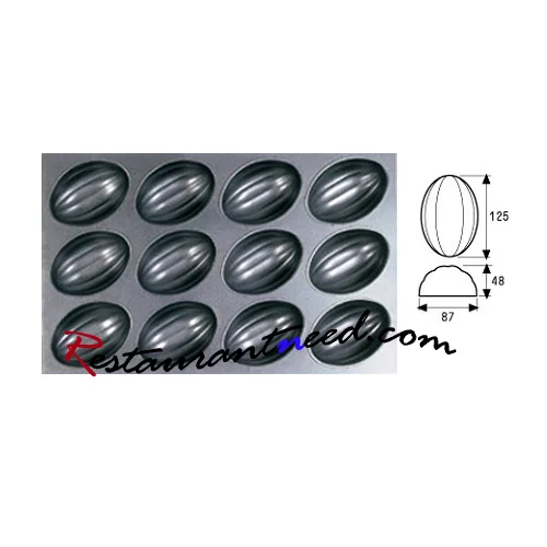 View Larger Image Displaying 1/1 Silicon Non-Stick 12 Cups Pawpaw Shape Cake Mould