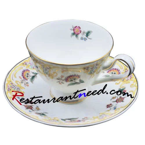 200ml YAMI Camellia Tea Cups & Saucers 2 Set