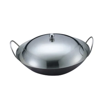 Stainless Steel DeepWok Double Ears