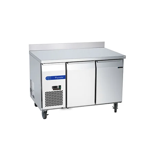 255L 2 Doors Commercial Undercounter Chiller with Backsplash
