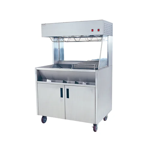 1m Freestanding Chips Warmer with Cabinet