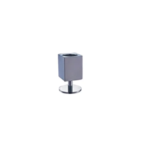 H90mm Stainless Steel Square Candle Holder With Thicker Base